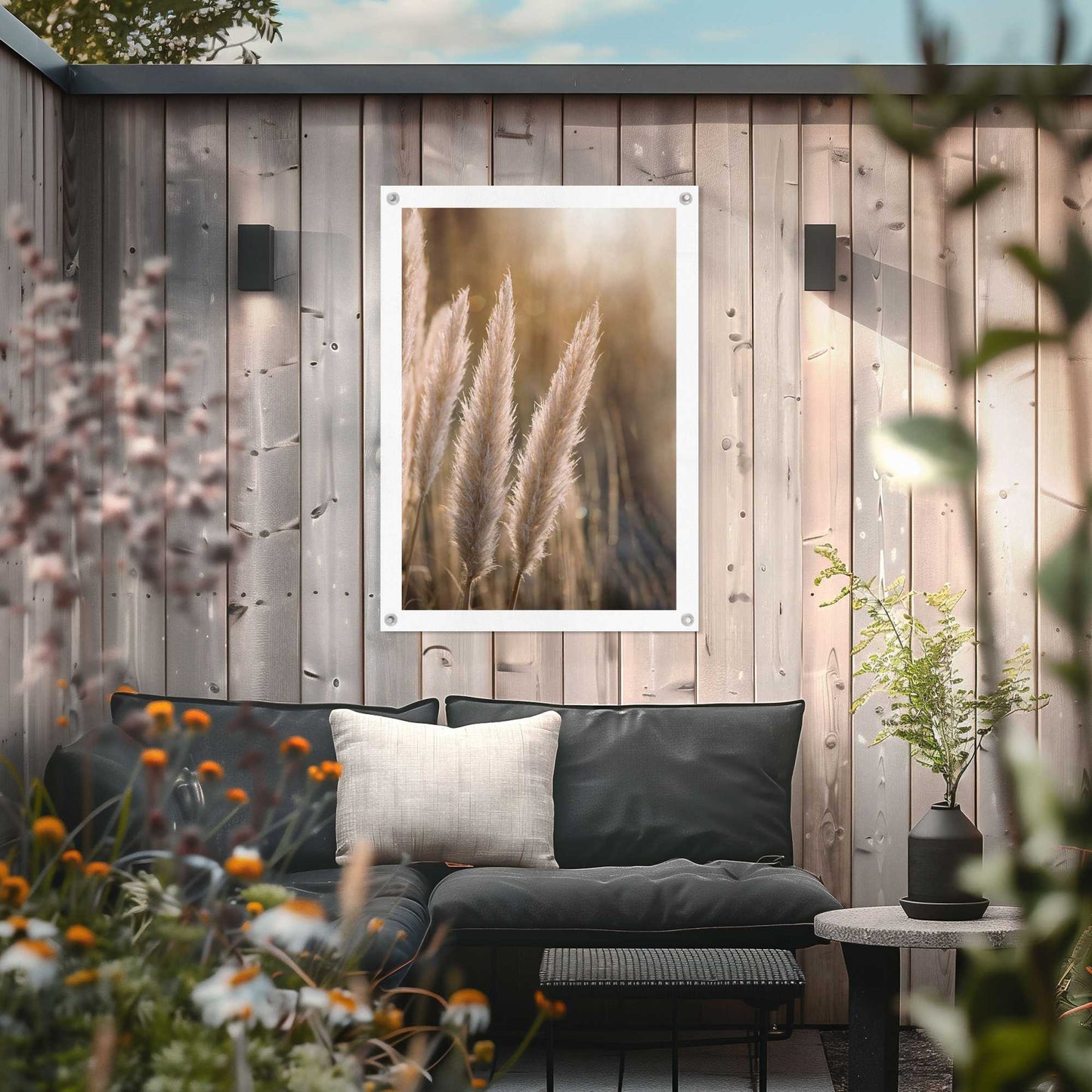 Outdoor Art Evening Grass 70x50