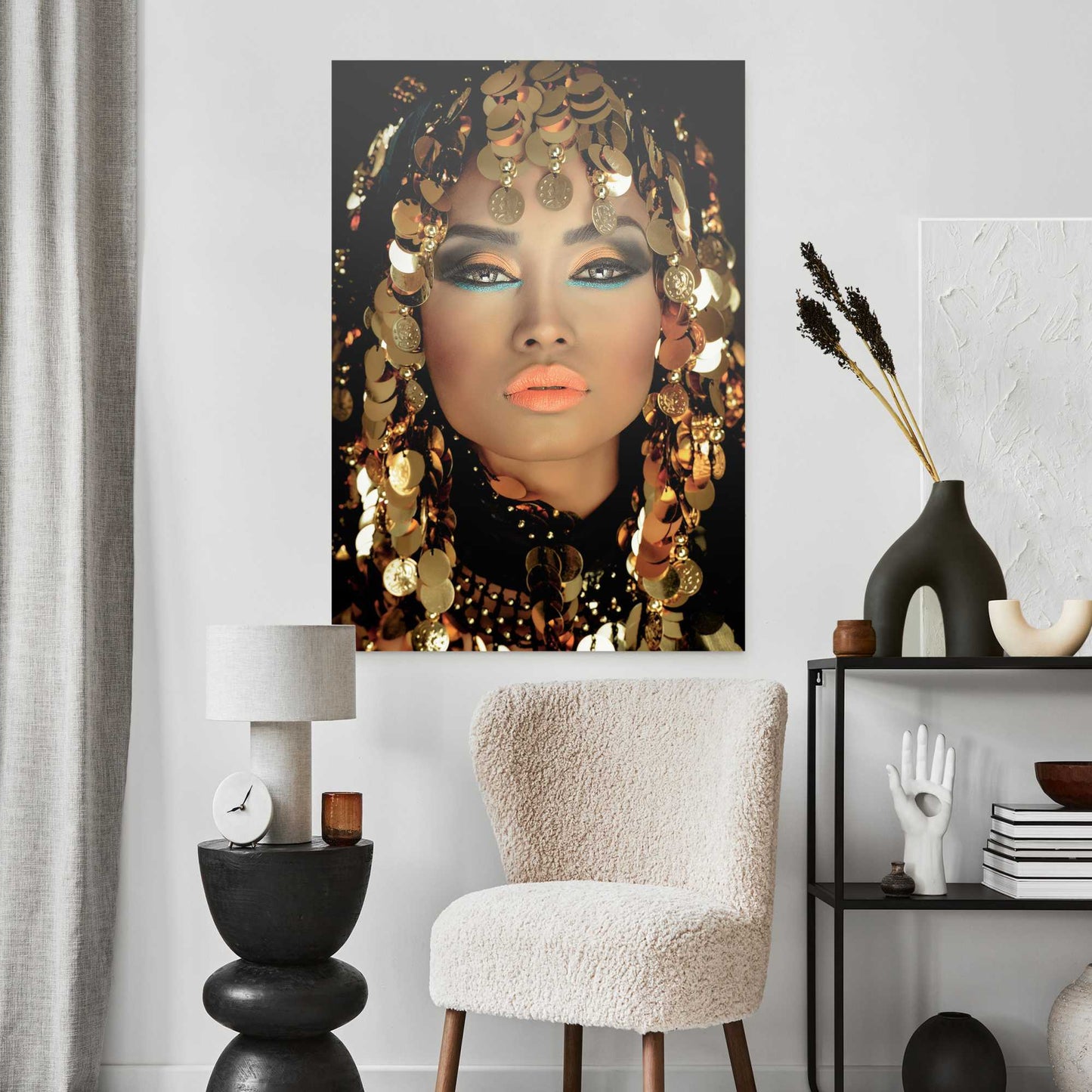 Plexiglass painting Arabian Princess 100x70