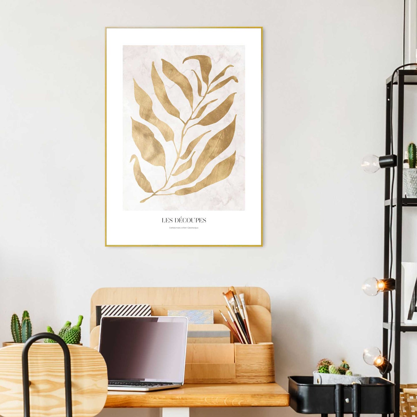 Framed in Gold Golden Fauna 70x50