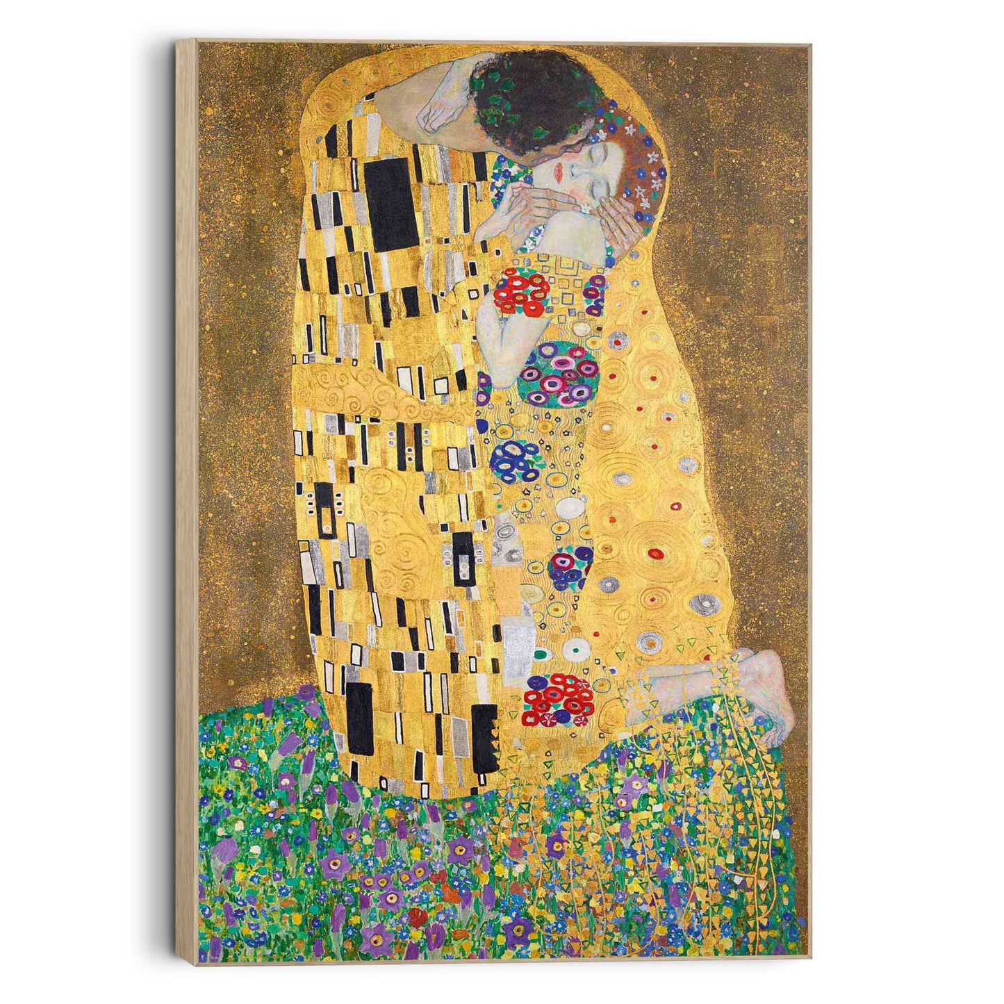 Framed Picture Gustav Klimt - the kiss 90x60