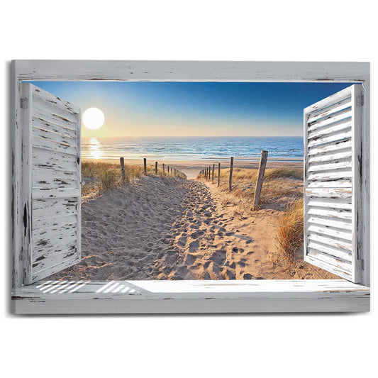 Canvas Dune Path Shutters 50x70