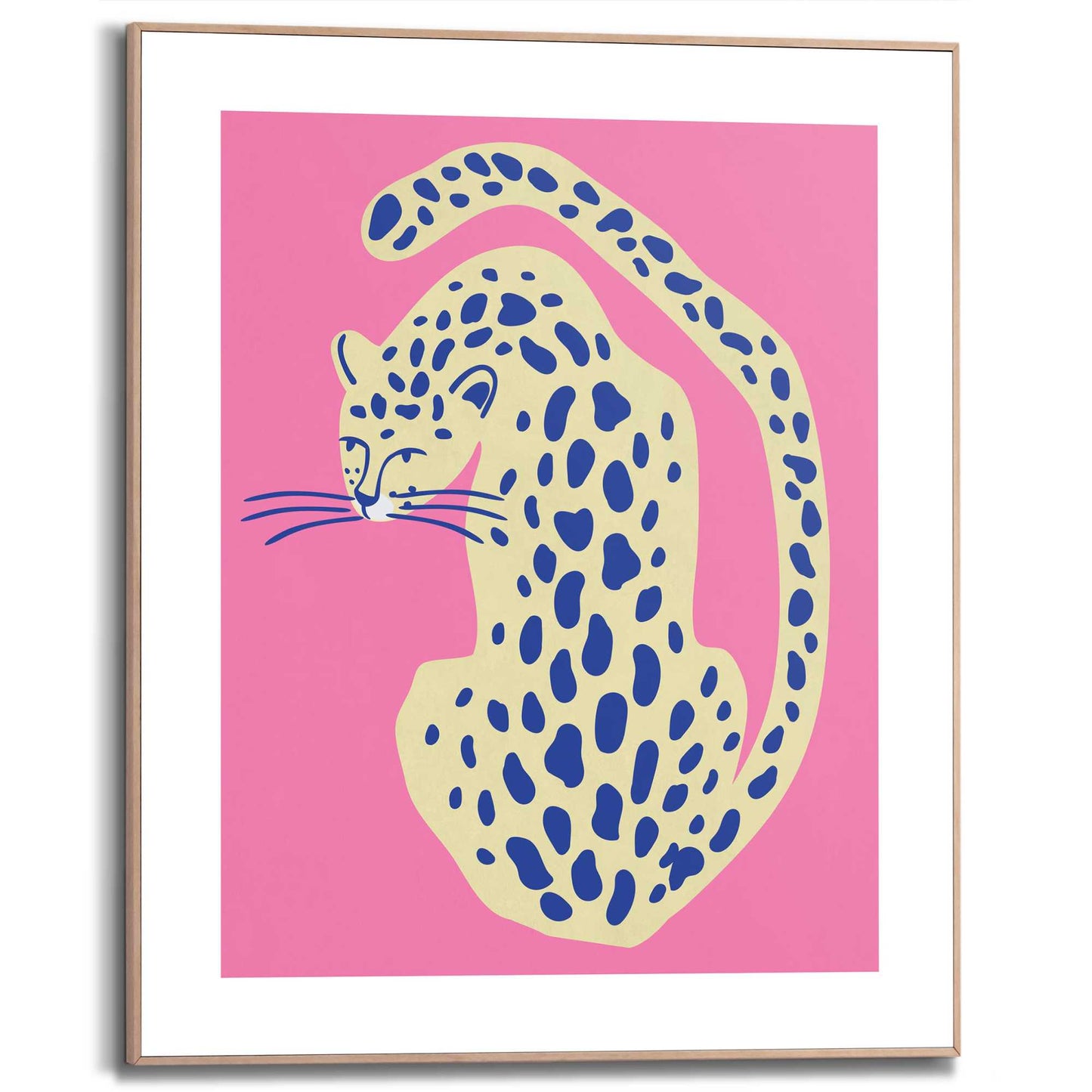 Framed in Wood Pink Panther 50x40