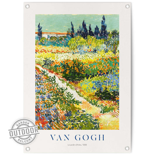 Outdoor Art Van Gogh - Garden de Arles 70x50