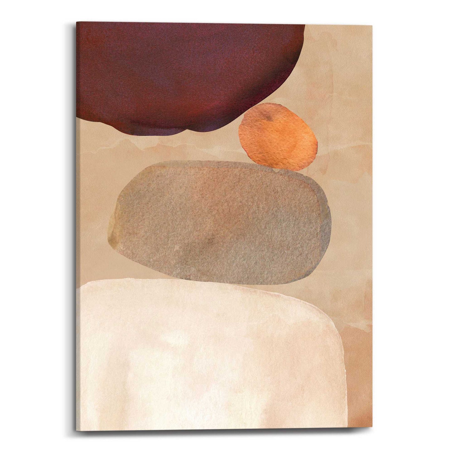 Canvas Abstract Pebbles 70x50