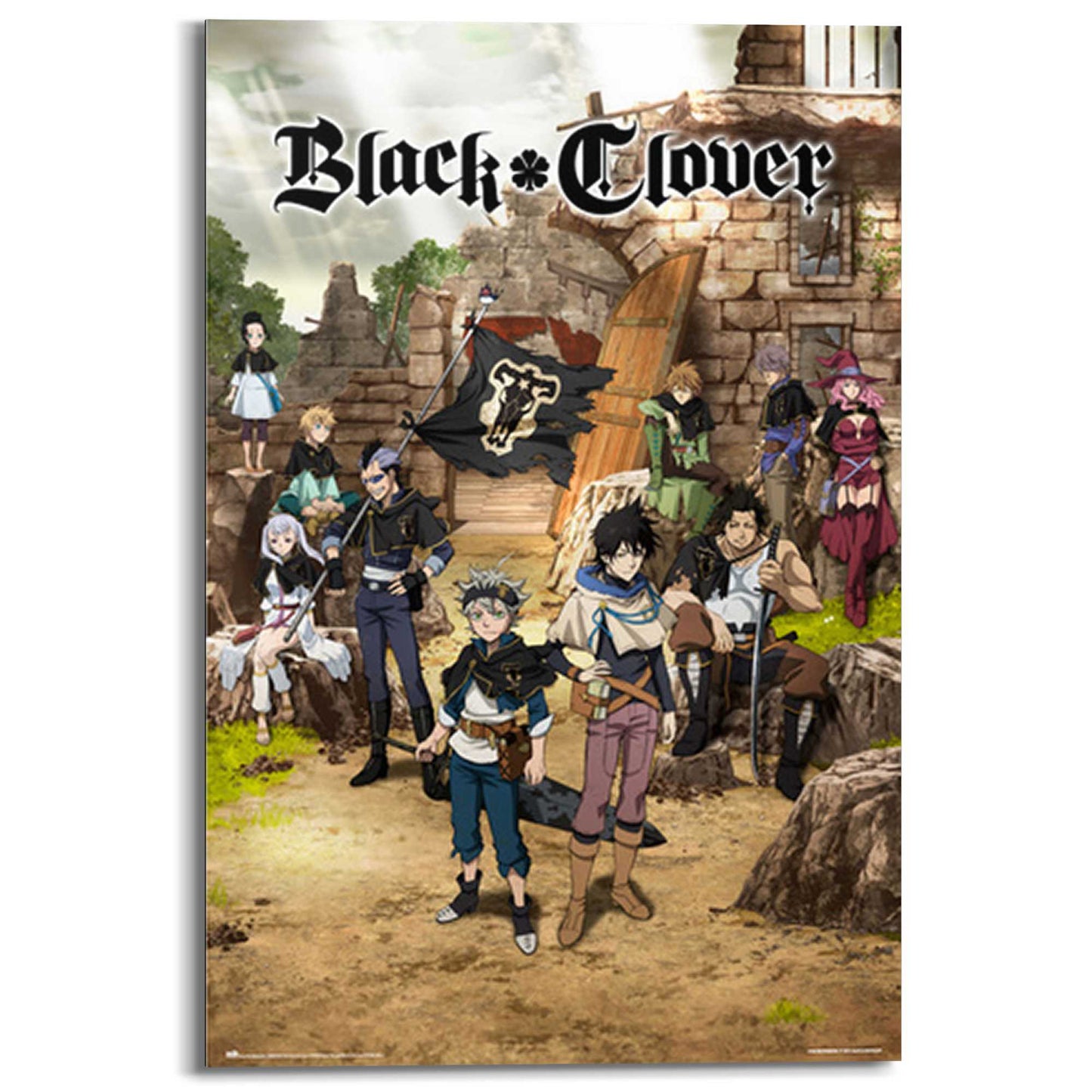 Painting Black Clover - black bull squad and Yuno 90x60
