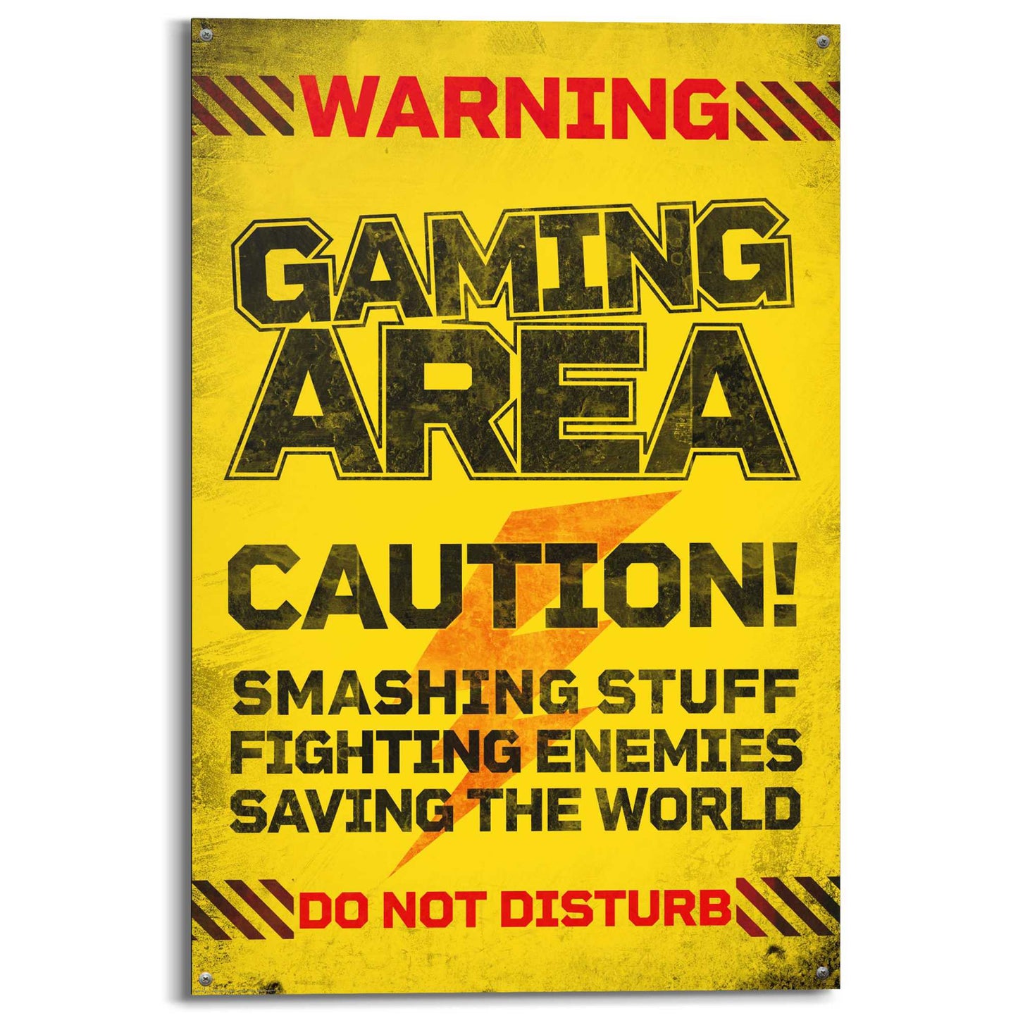 Painting Caution - gaming area 90x60
