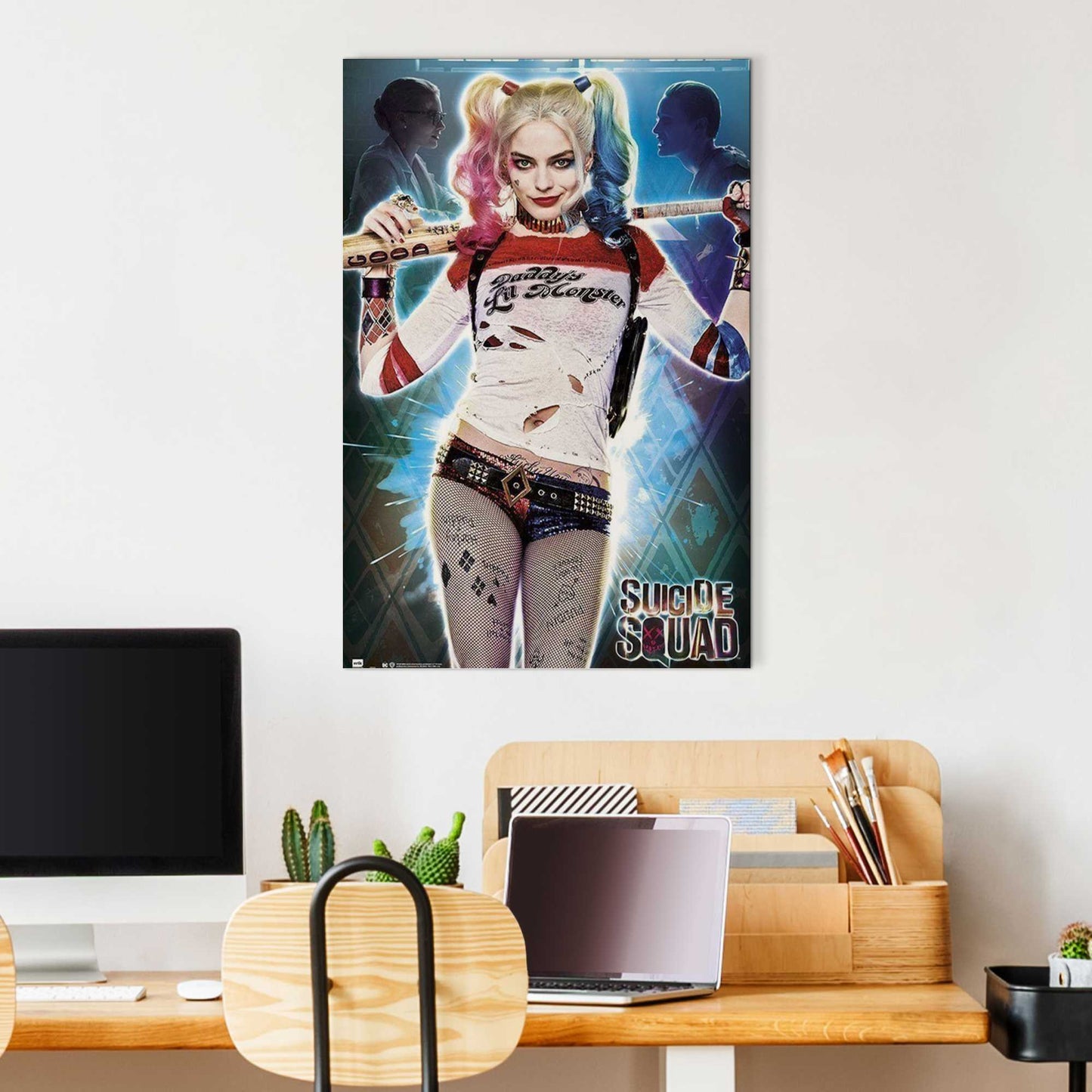 Painting Suicide Squad - Harley Quinn daddys lil monster 90x60