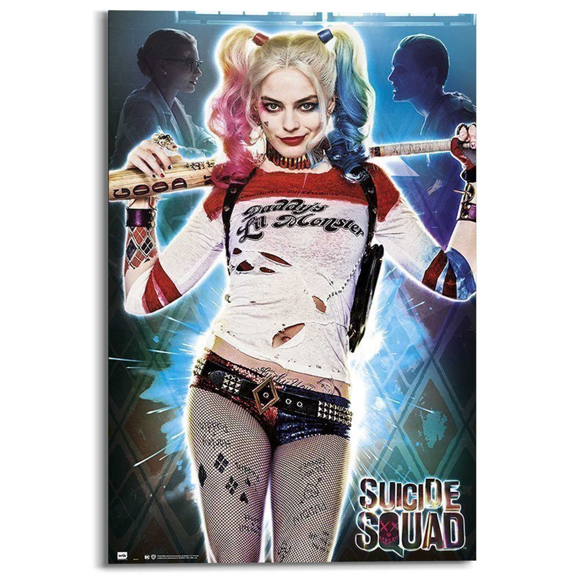 Painting Suicide Squad - Harley Quinn daddys lil monster 90x60