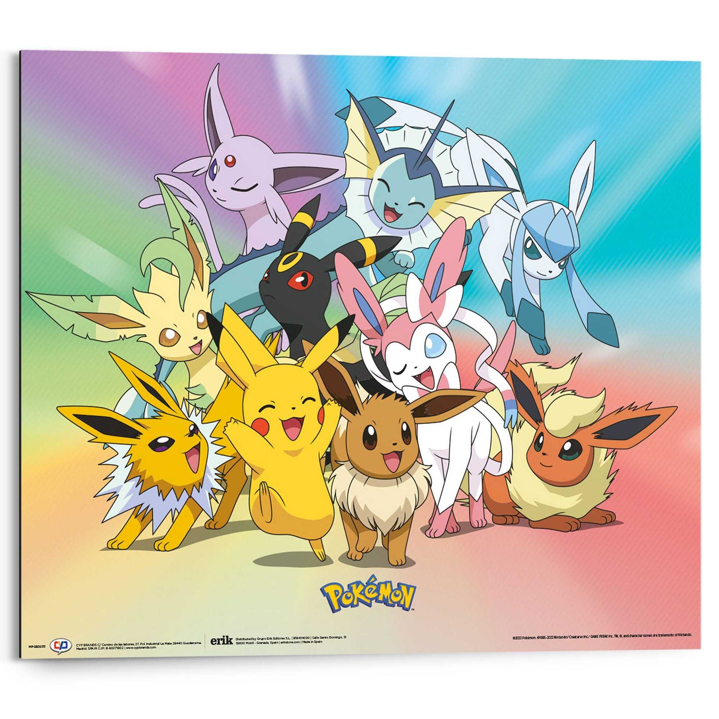 Painting Pokemon - eevee gotta catch'em all 40x50