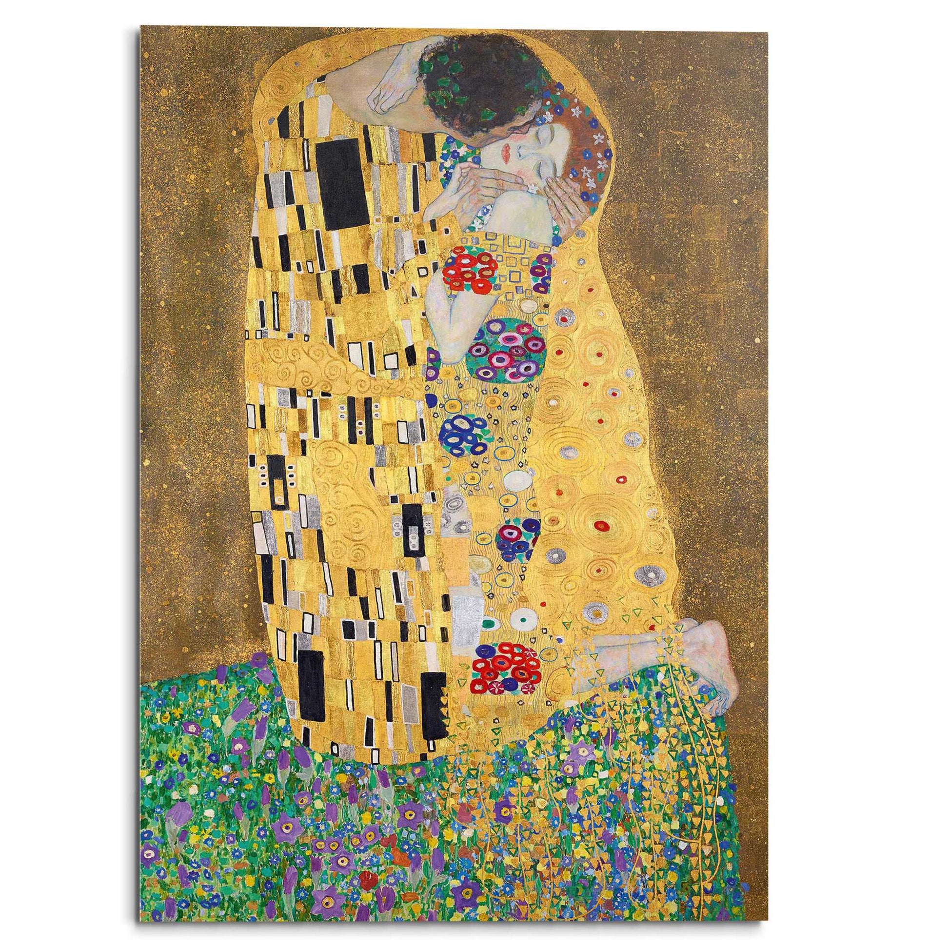 Plexiglass painting Gustav Klimt - the kiss 100x70