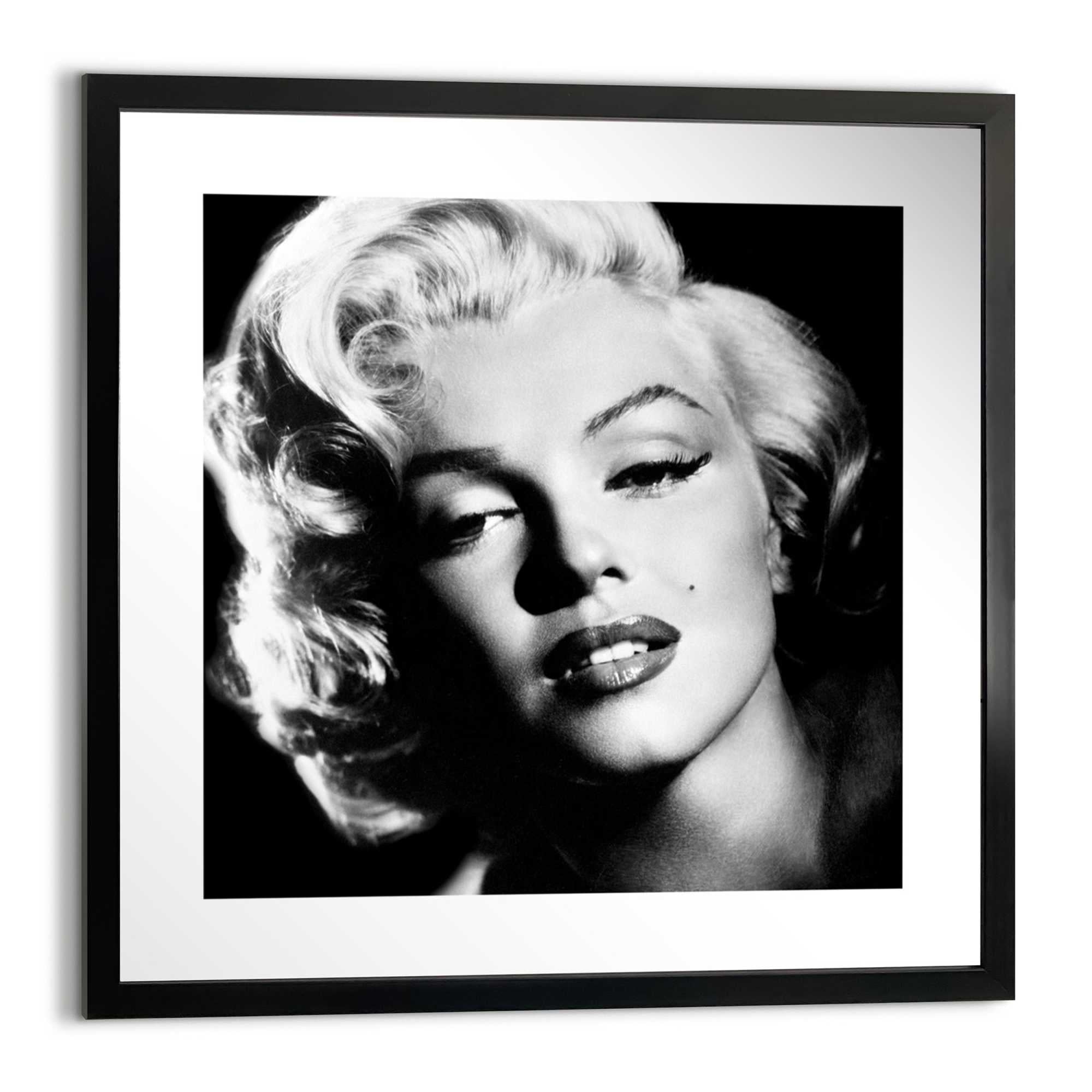 Gothic Black buy Framed Photo of Marilyn Monroe VTG Sepia Tone Photo Card