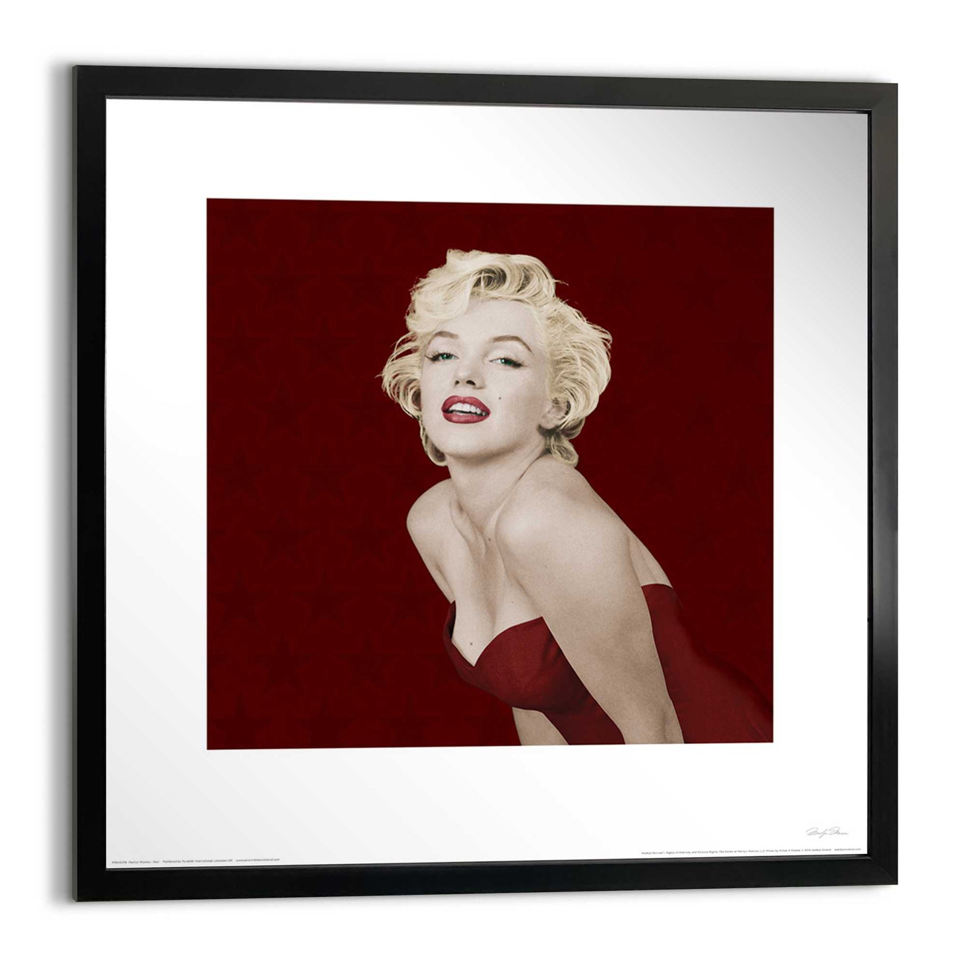 Iconic print in Frame Marilyn Monroe - star 40x40