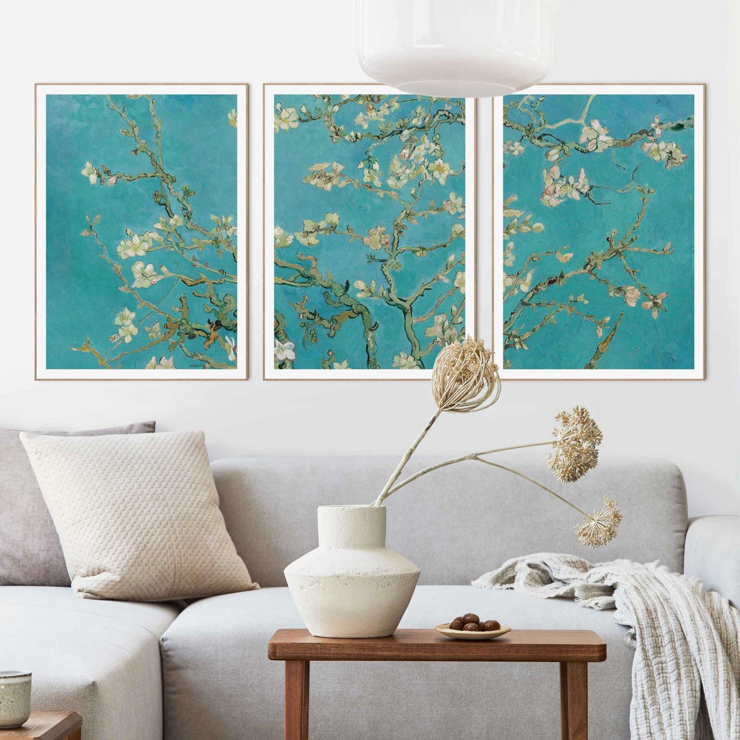 Framed in Wood Van Gogh - almondblossom 70x50