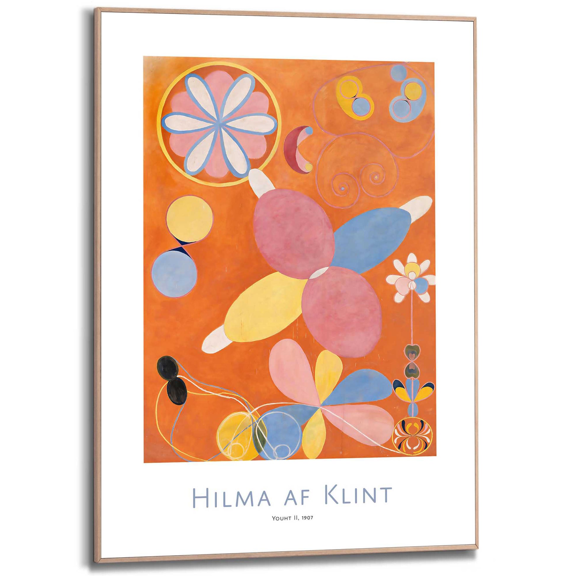 Framed in Wood Hilma Af Klint - youth II 70x50