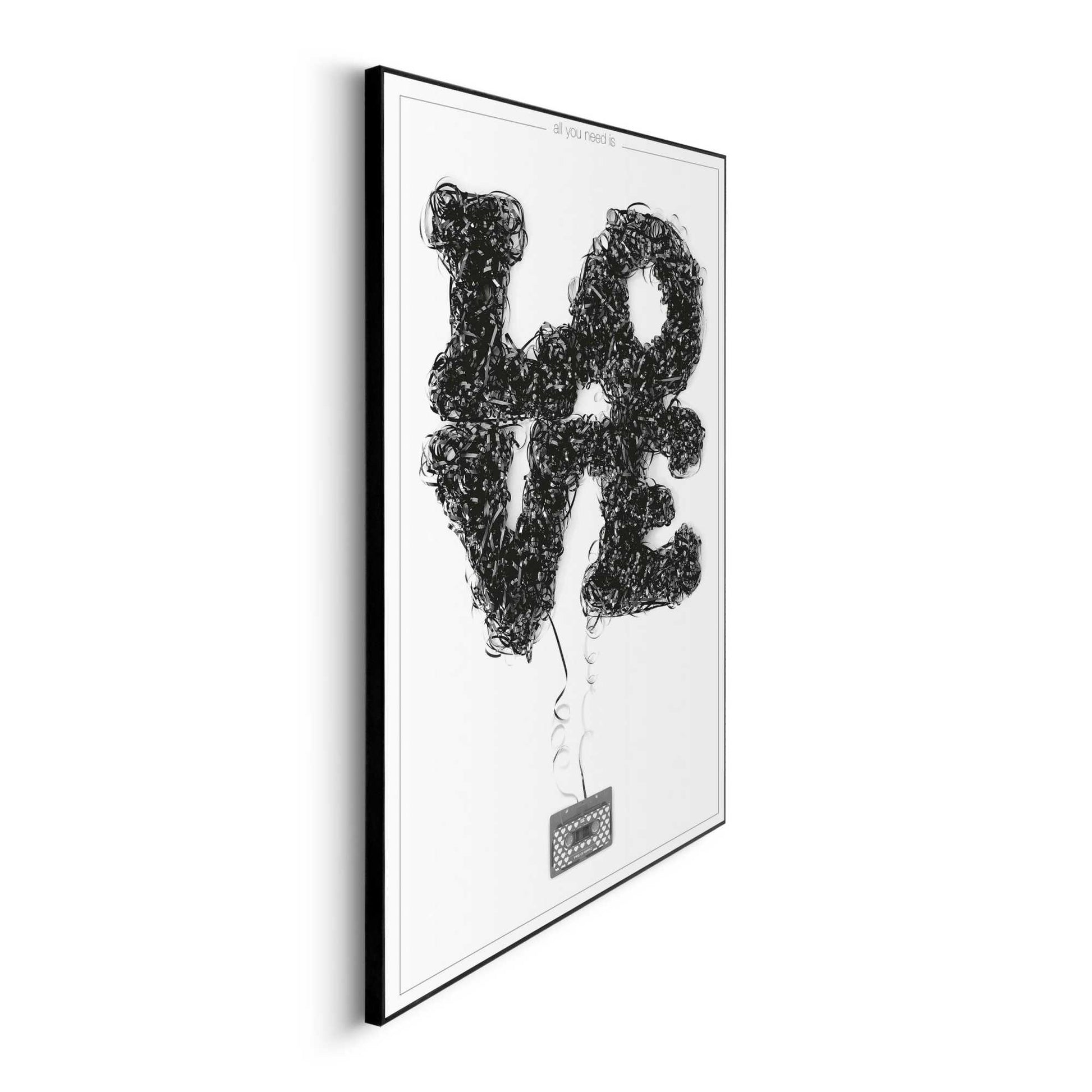 Framed in Black Love Tape
