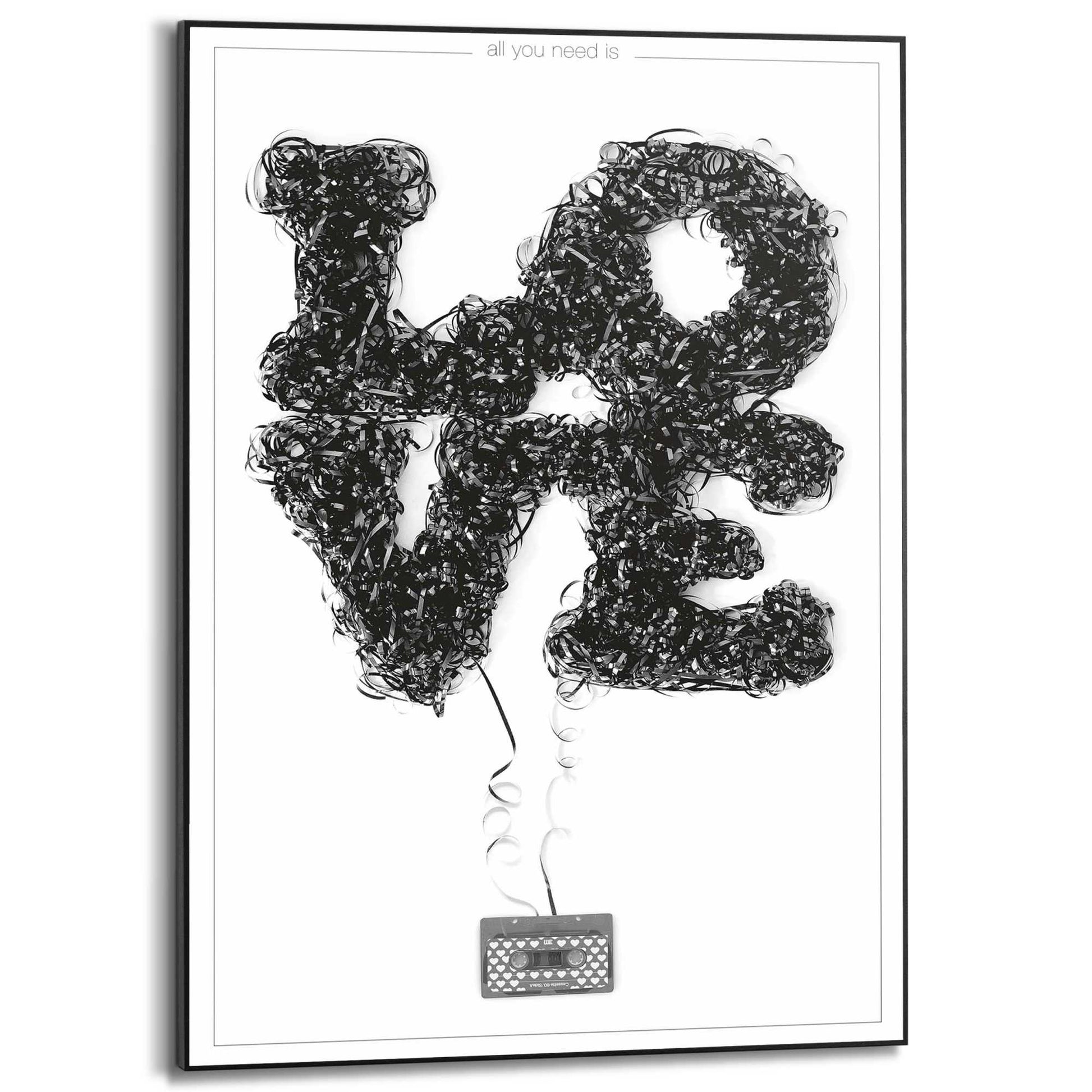 Framed in Black Love Tape