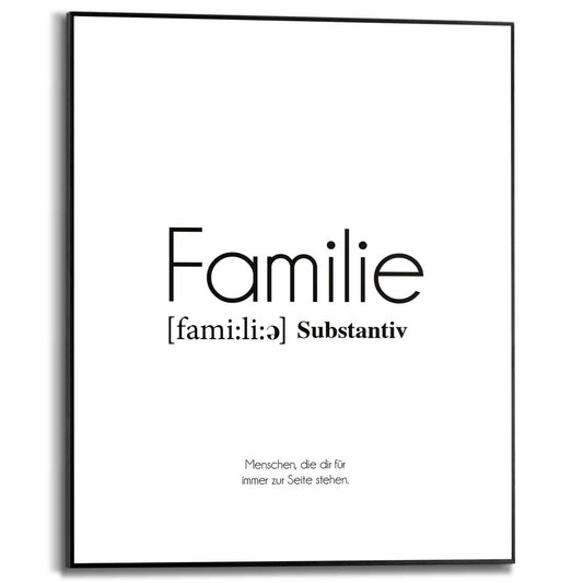 Framed in Black Familie