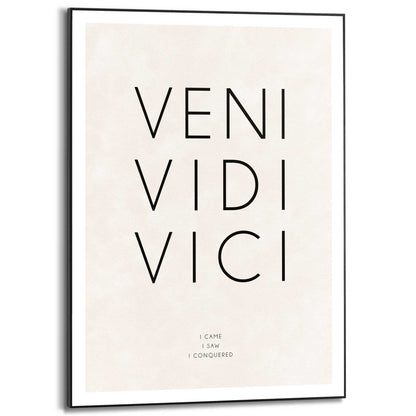 Canvas Veni Vidi Vici 70x50