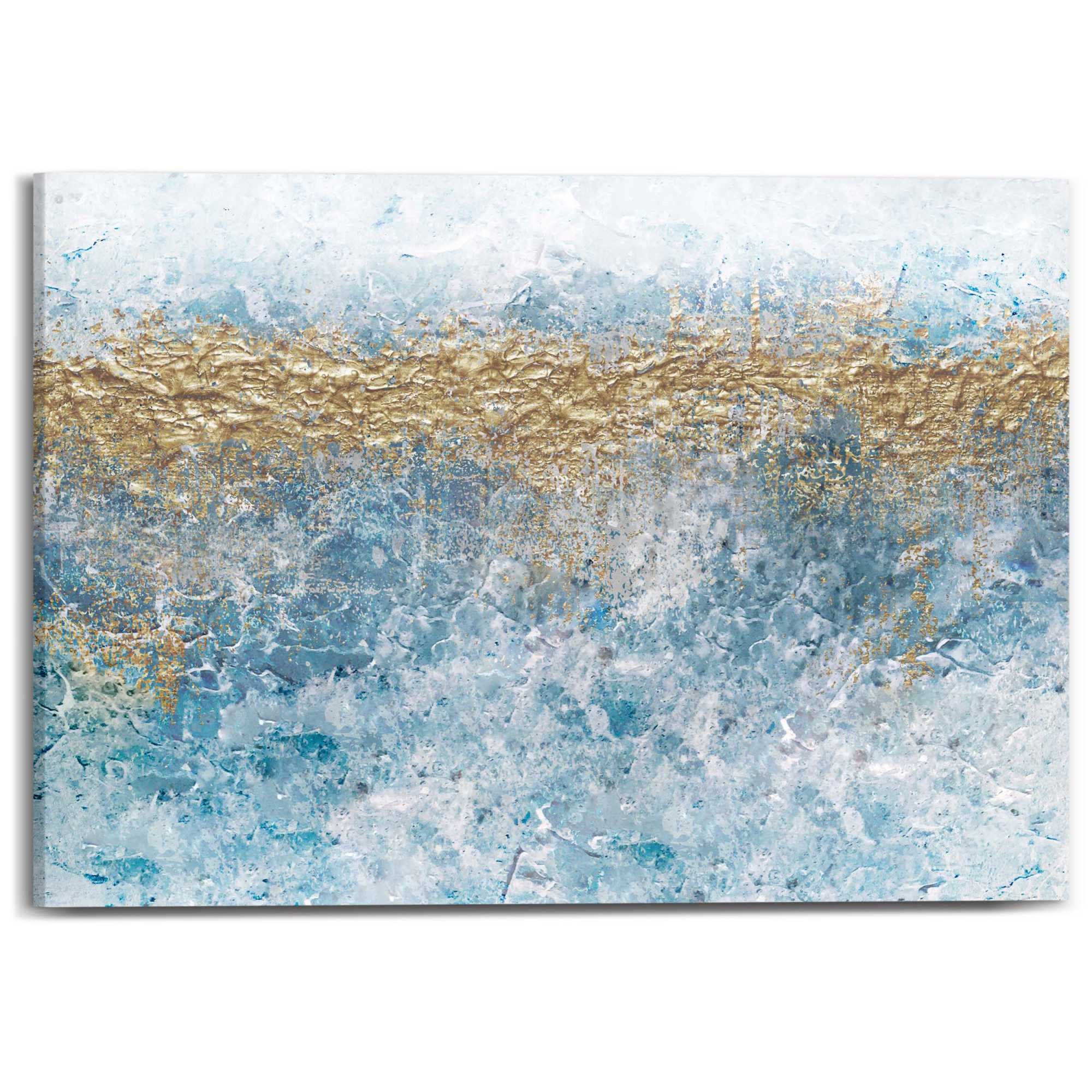 Canvas Golden Glacier II 50x70 – Orangewallz