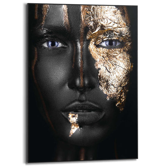 Framed in Black Gold Touch Face