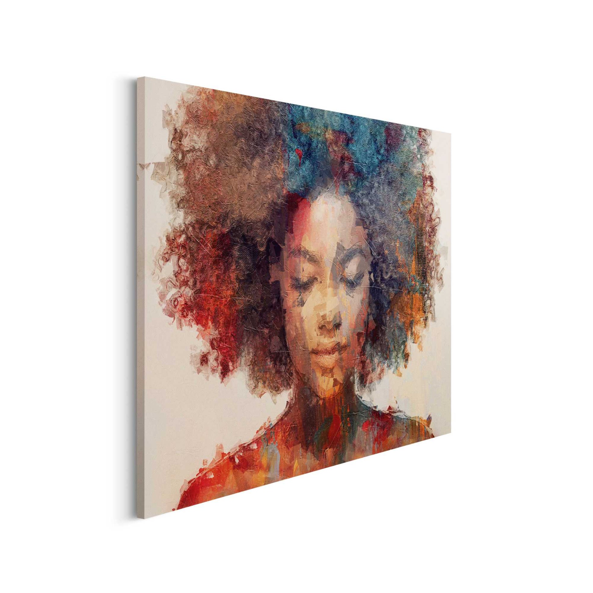 Canvas Painted Curles