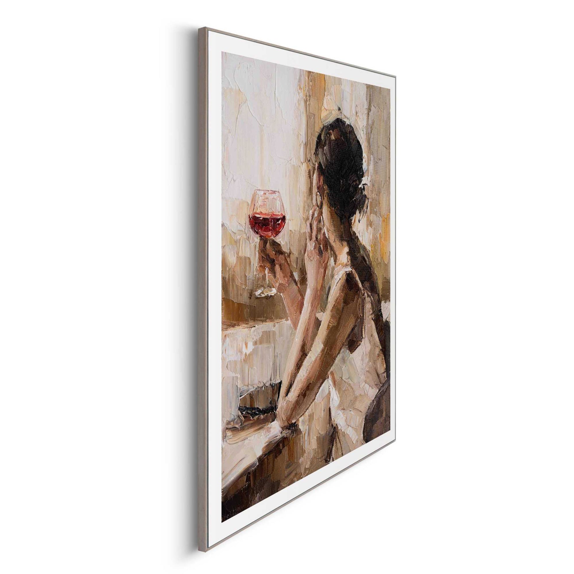 Framed in Wood Evening Wine