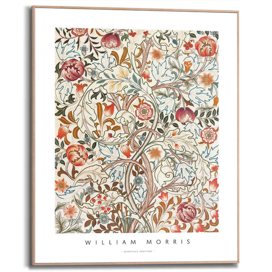 Framed in Wood William Morris - acanthus portiere