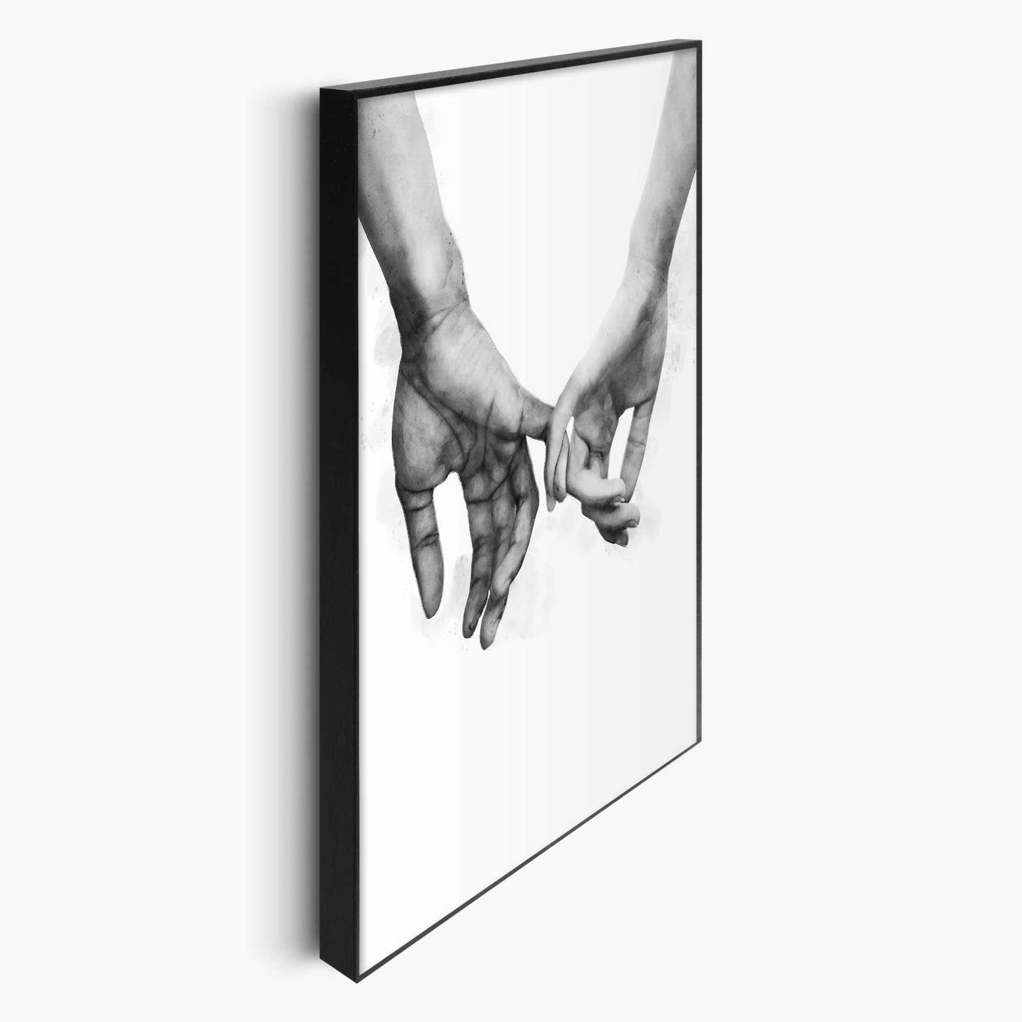Framed in Black Loving Hands 70x50