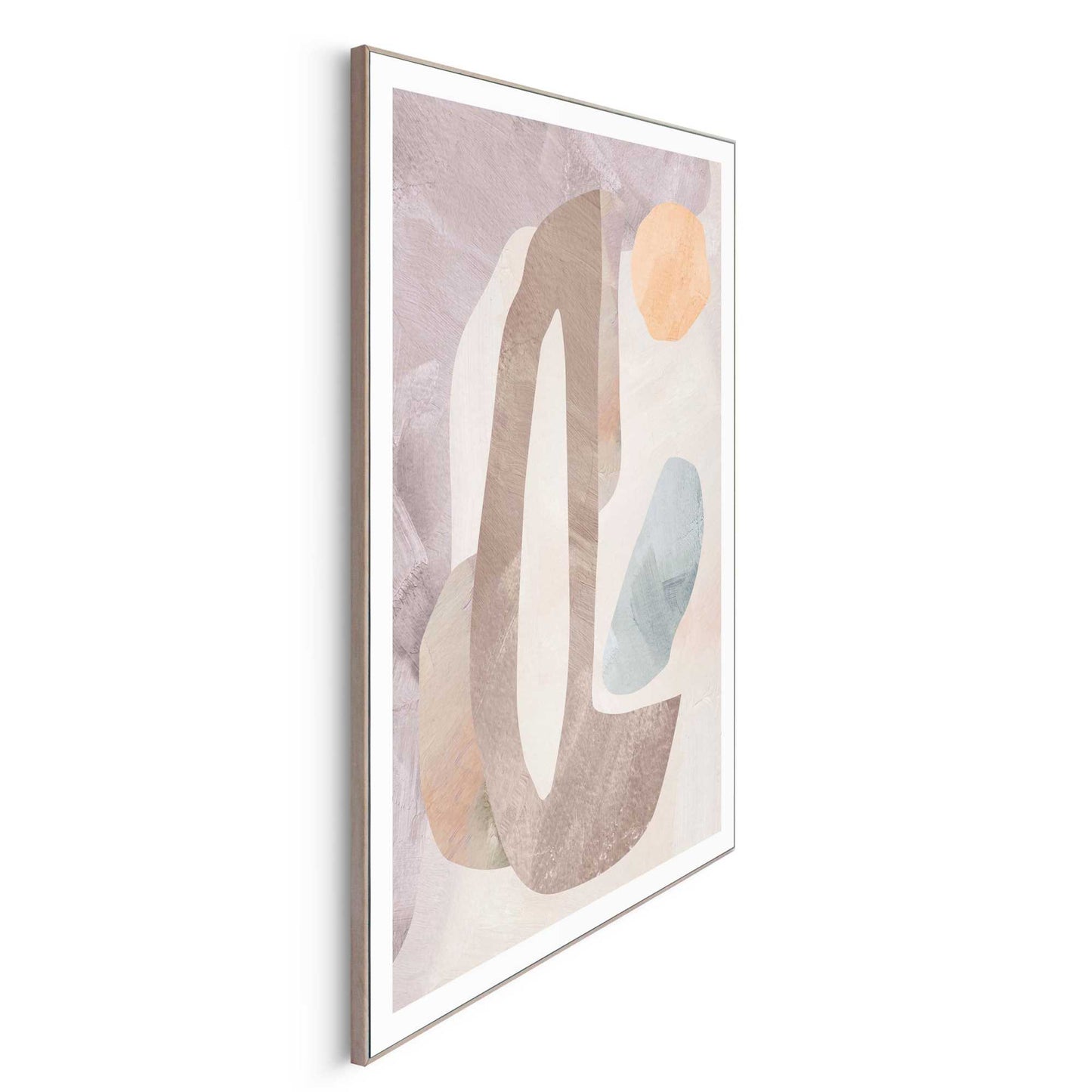 Framed in Wood Pastel Peach Set