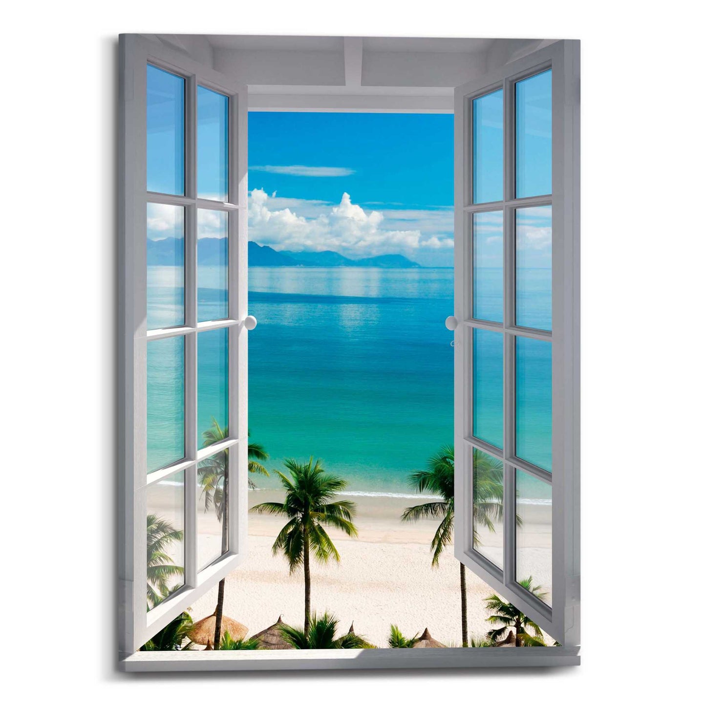Canvas Beach Window